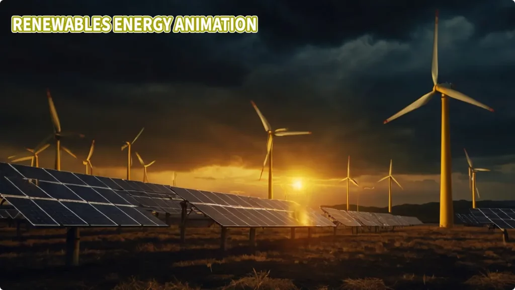 renewables energy animation